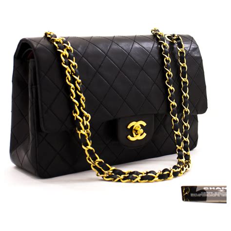 used black chanel bags with chain|chanel bag prices.